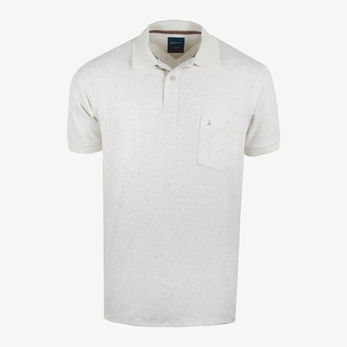 Polo Regular Beige Claro con Bolsillo - Kosta Azul