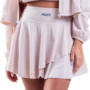 FALDA DE PLIEGUES GRUESOS HERO ROSADO