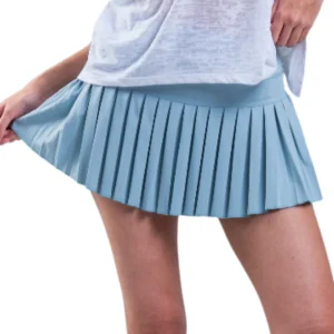 FALDA CON PLIEGUES HERO AZUL BEBE