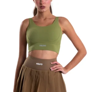 FALDA PLISADA HERO MARRON