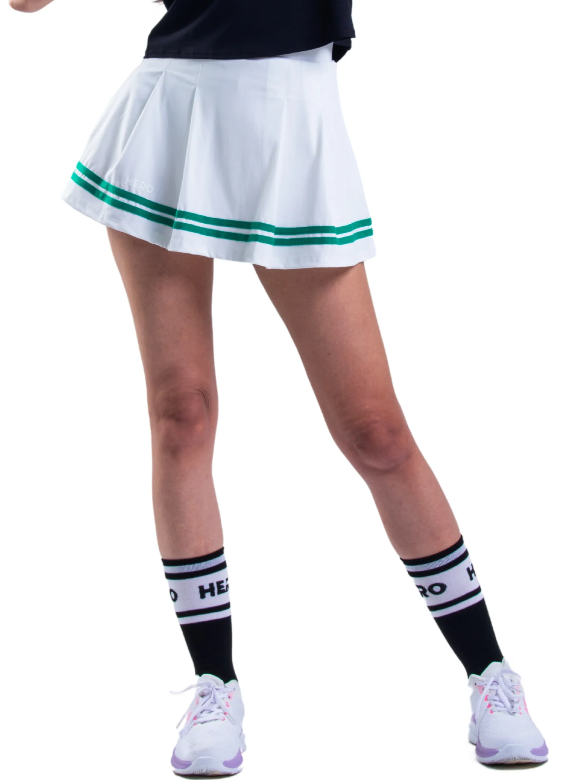 FALDA RETRO DEPORTIVA HERO BLANCO