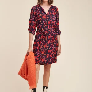 VESTIDO CORTO ESTAMPADO DE FLORES