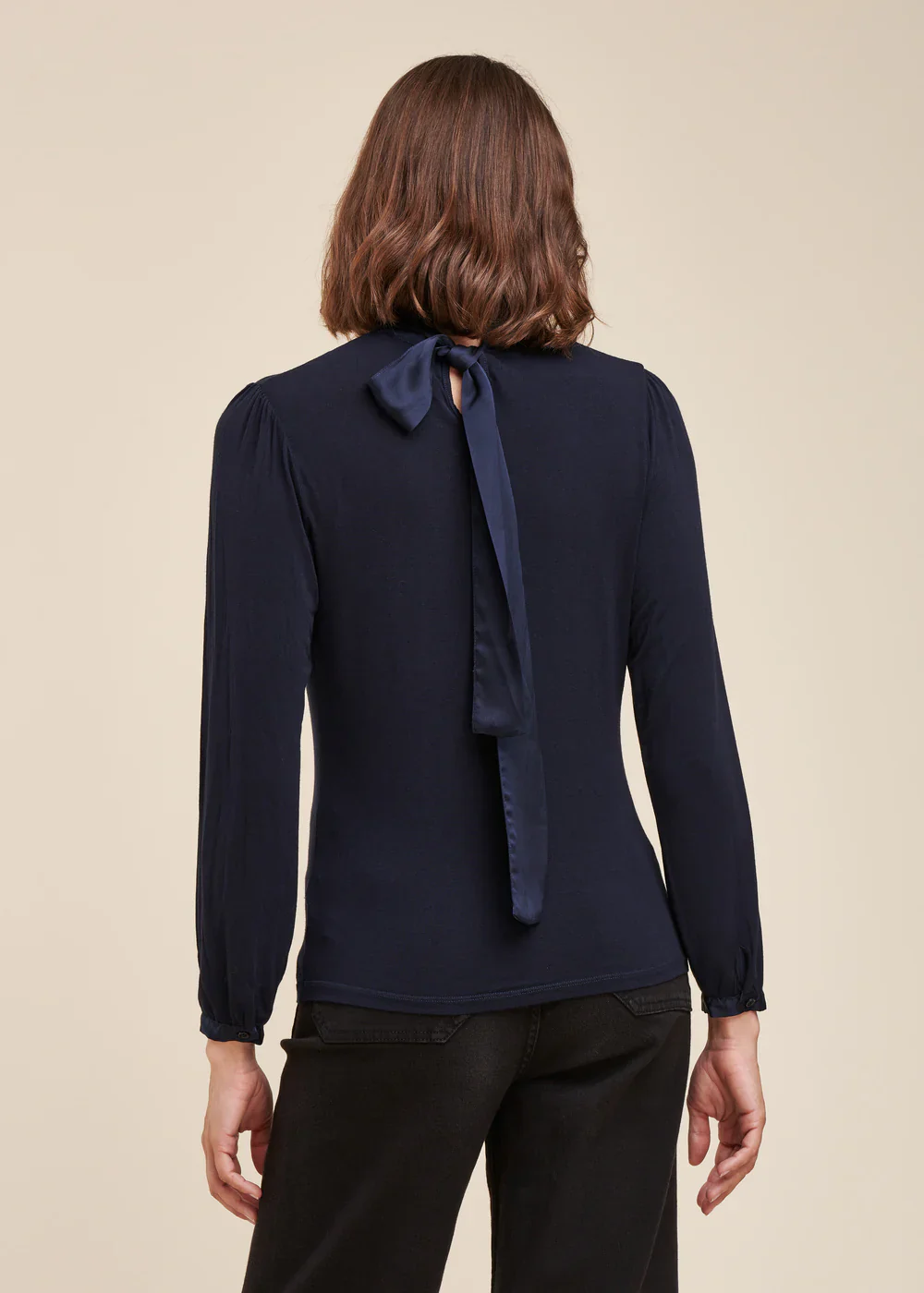 CAMISETA BIMATERIA AZUL - Imagen 4