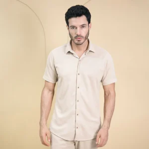 Camisa Sport Custom Café Medio - Kosta Azul