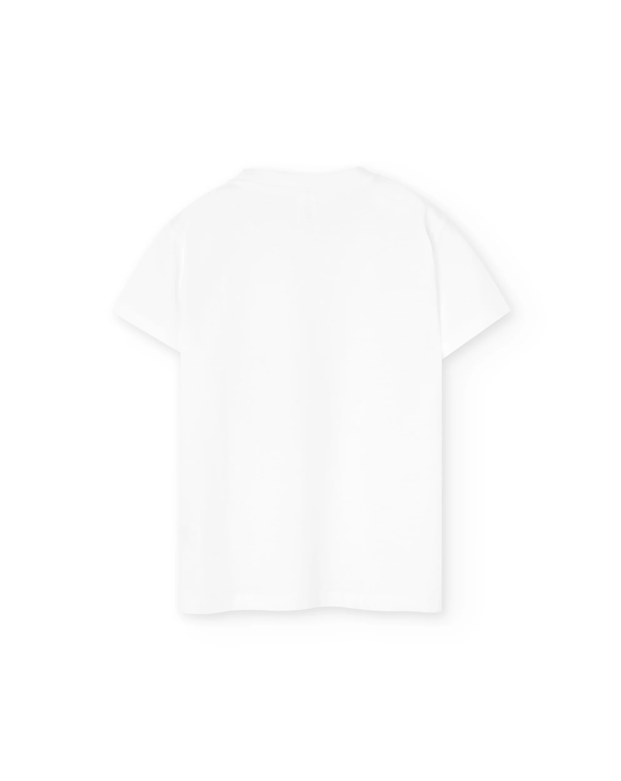 Camiseta manga corta infantil de niño y niña en blanco y estampado pop art del Delta - Imagen 4