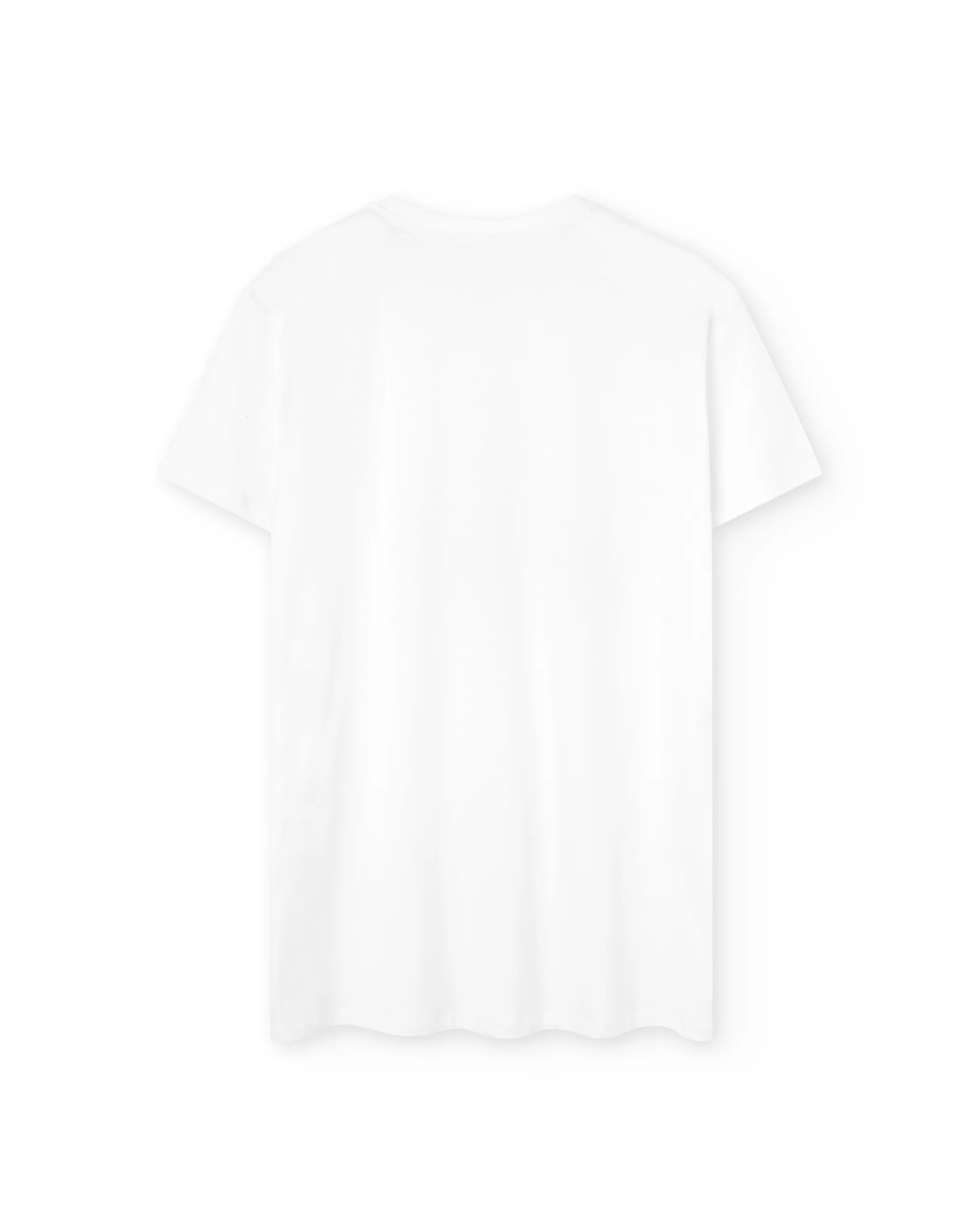 Camiseta manga corta unisex en blanco y estampado flamenco en bicicleta - Imagen 5