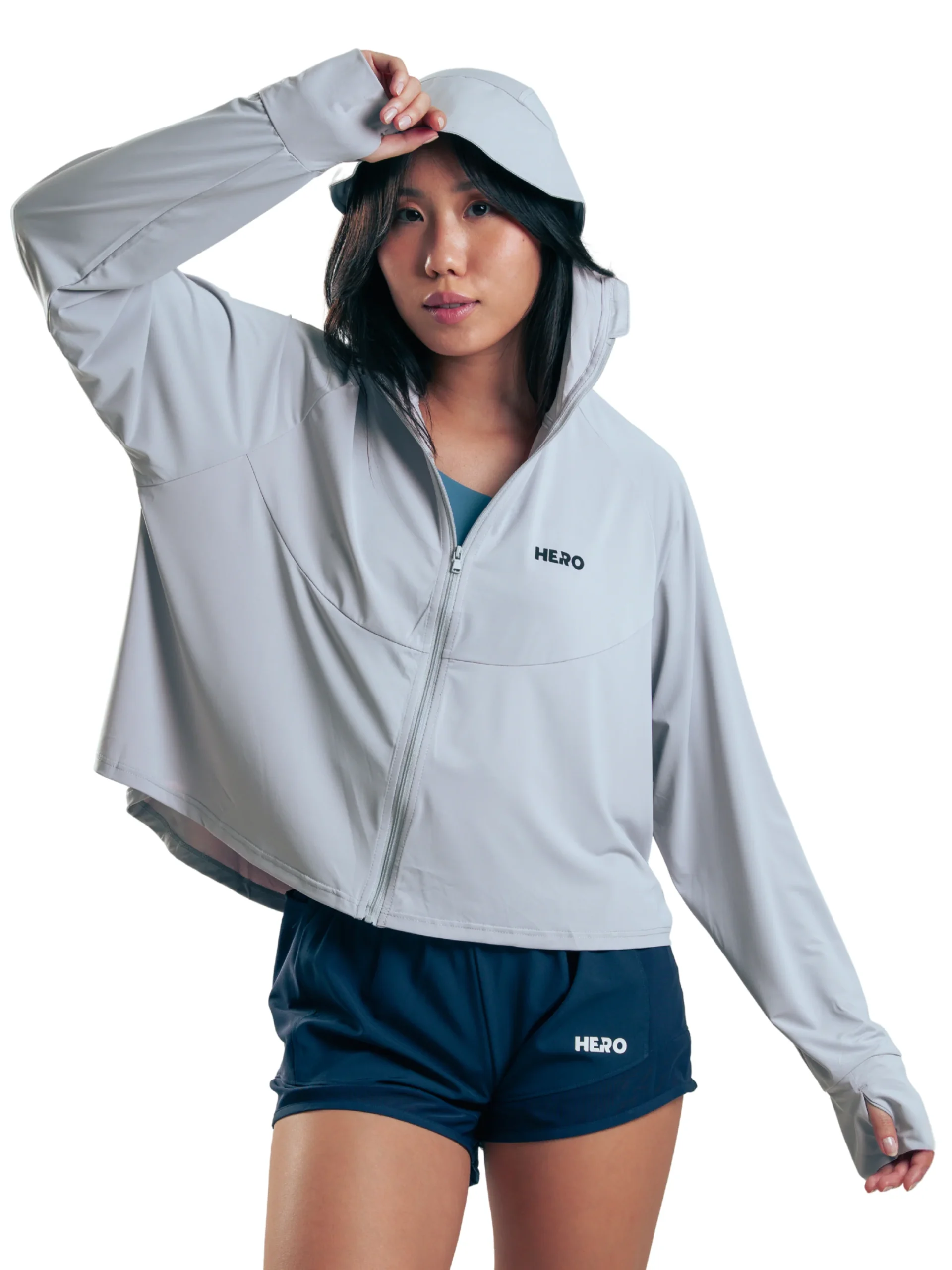 GAITER HOOD UV HERO GRIS