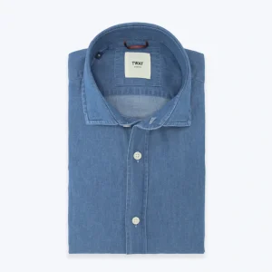 CAMISA DENIM OSCURO TWAY