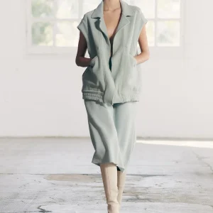 Chaleco oversize con solapas