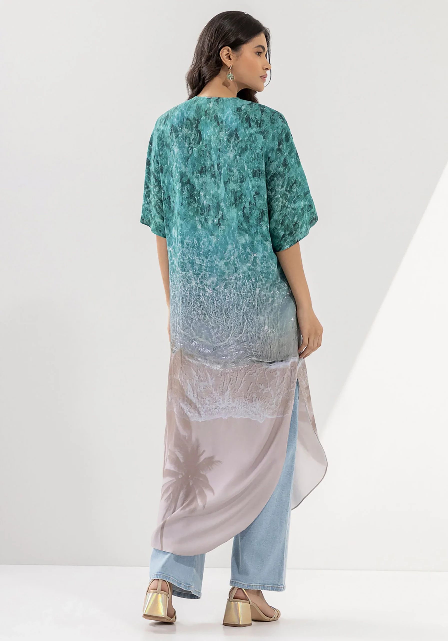 KIMONO LARGO “COLECCIÓN MAR” - Imagen 3