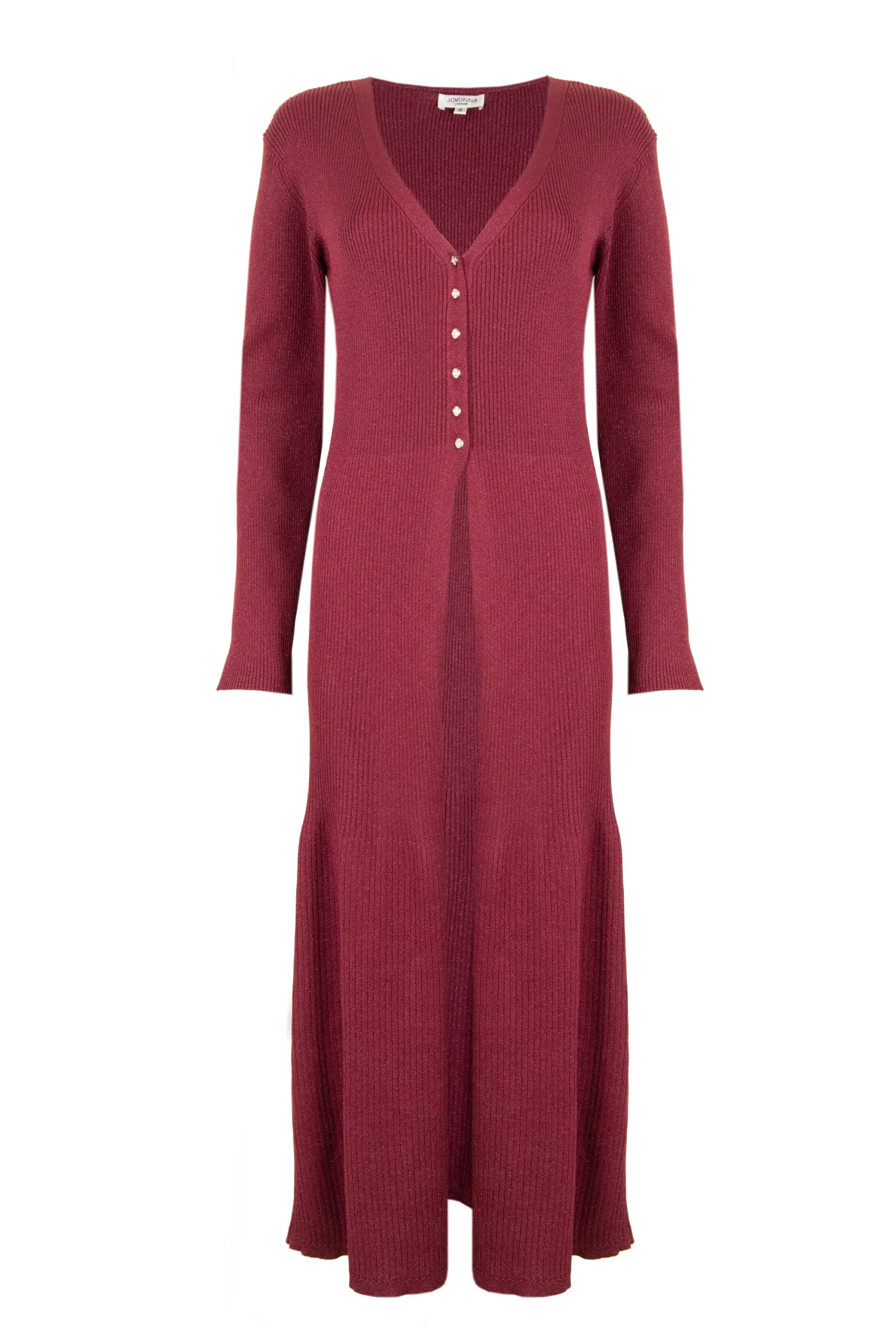 CÁRDIGAN DE PUNTO BURDEOS