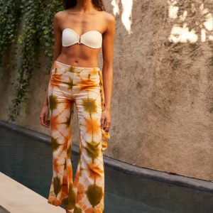 PANTALÓN FLARE TIE DYE GREEN