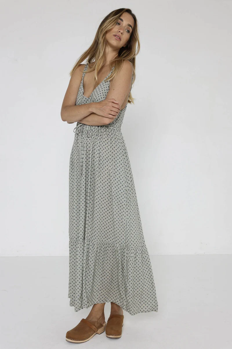 Vestido largo floral