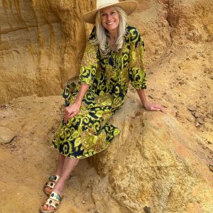 VESTIDO LONG POPPY SAN SEBASTIAN CITRINE