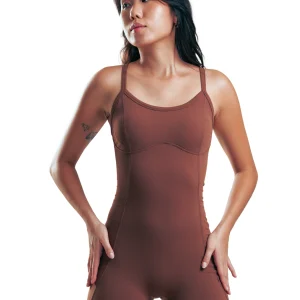 JUMPSUIT SHORT THINX HERO MARRON