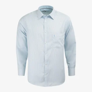 Camisa Custom Manga Larga Azul Claro - Kosta Azul