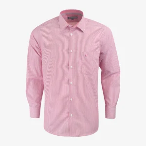 Camisa Custom Manga Larga Roja Oscuro - Kosta Azul