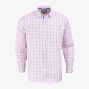 Camisa Custom Manga Larga Rosado Claro - Kosta Azul