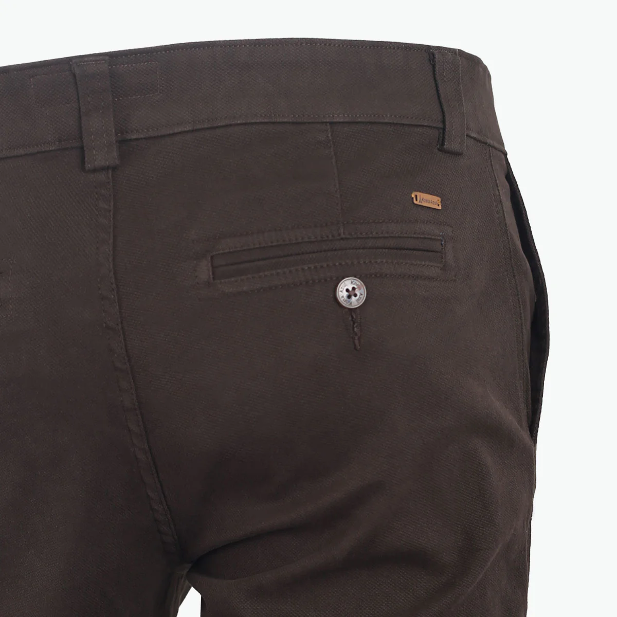 Pantalón Casual Regular Café Medio - Kosta Azul - Imagen 3