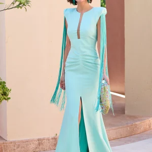 Vestido Largo Turquesa