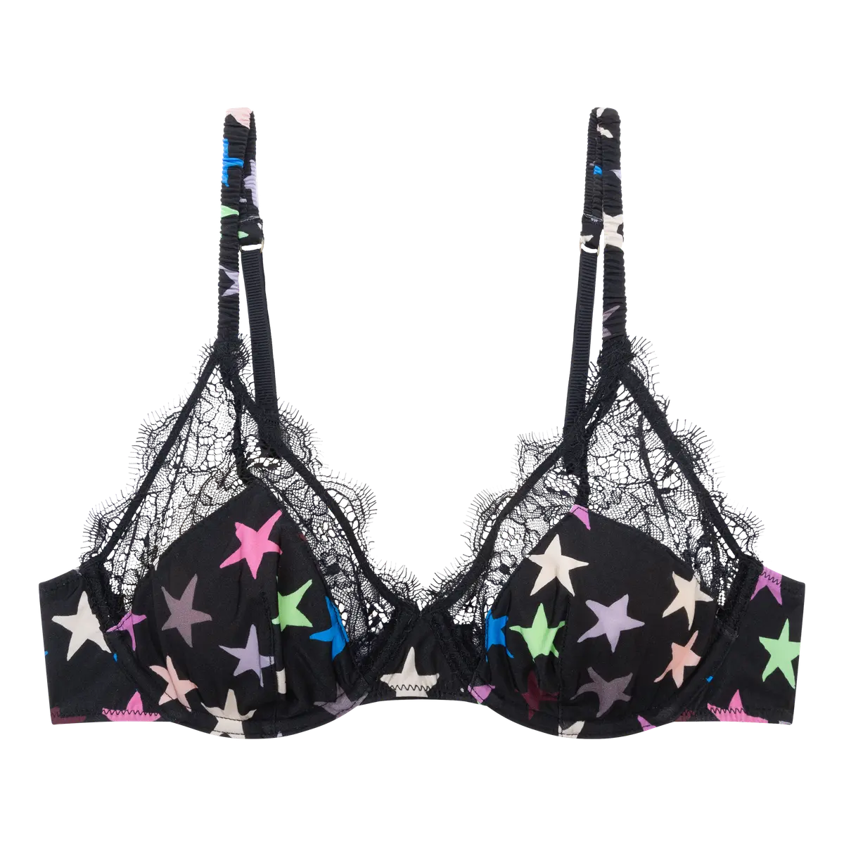 SUJETADOR LOVELY NEGRO - Imagen 4