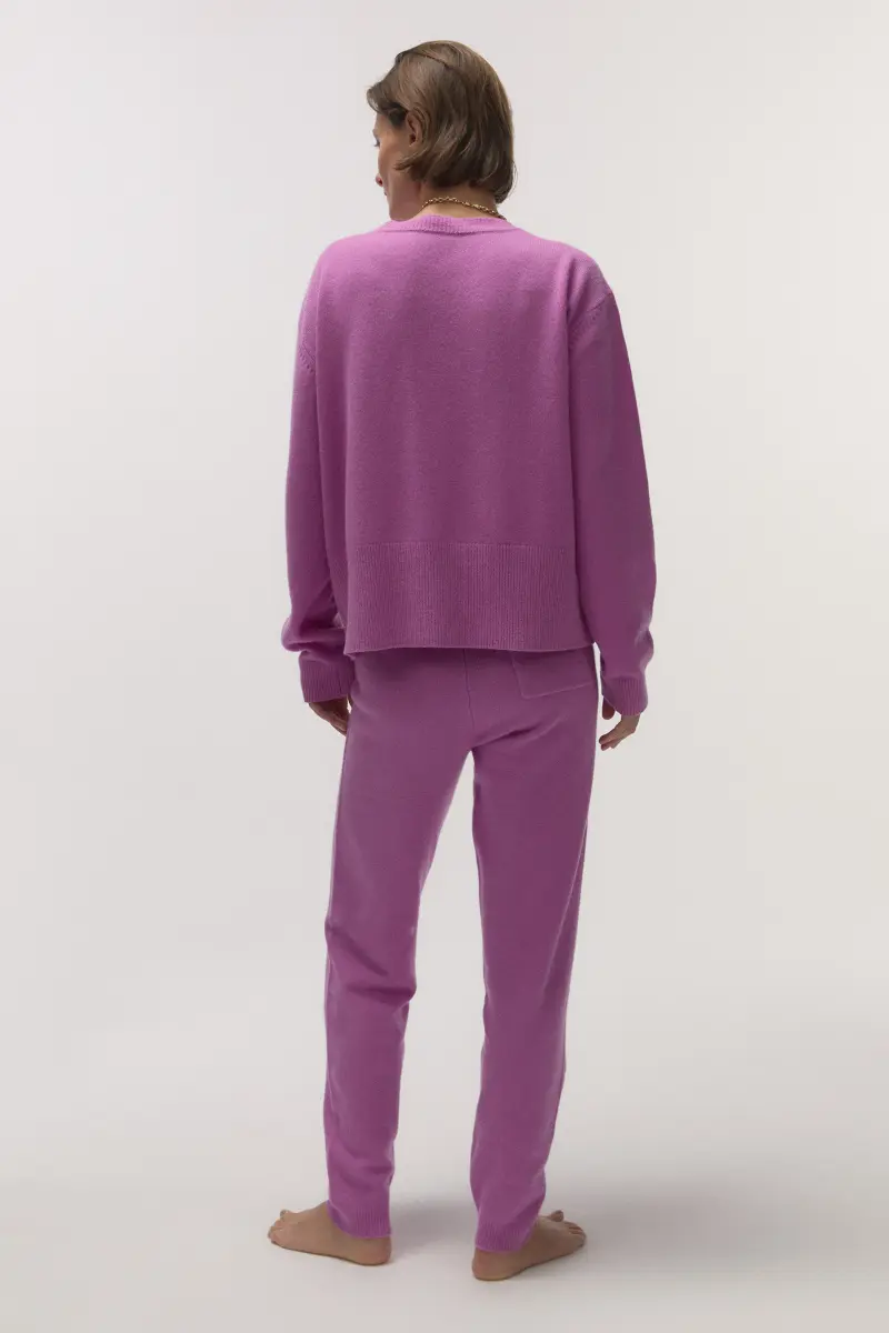 PANTALÓN DE CHÁNDAL DONA ROSA OSCURO - Imagen 6