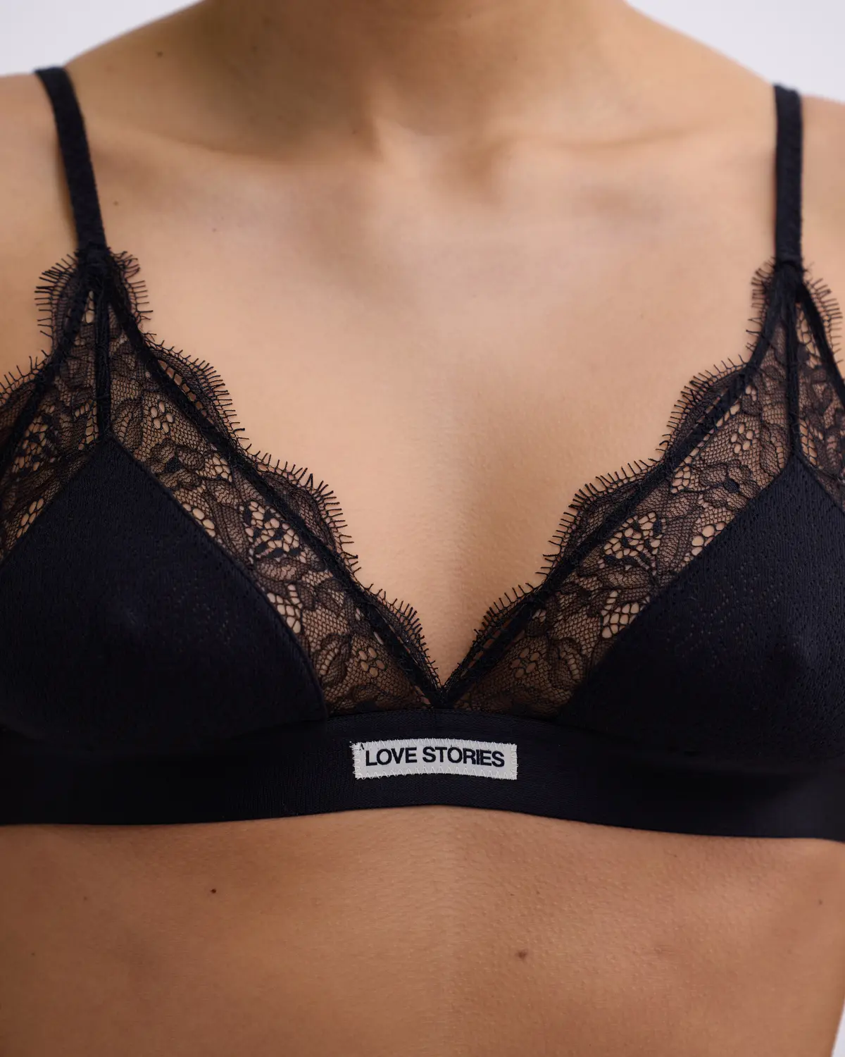 SUJETADOR LOVE LACE BLACK