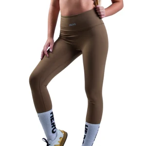 LEGGIN DOBLE COSTURA LISO HERO MARRON