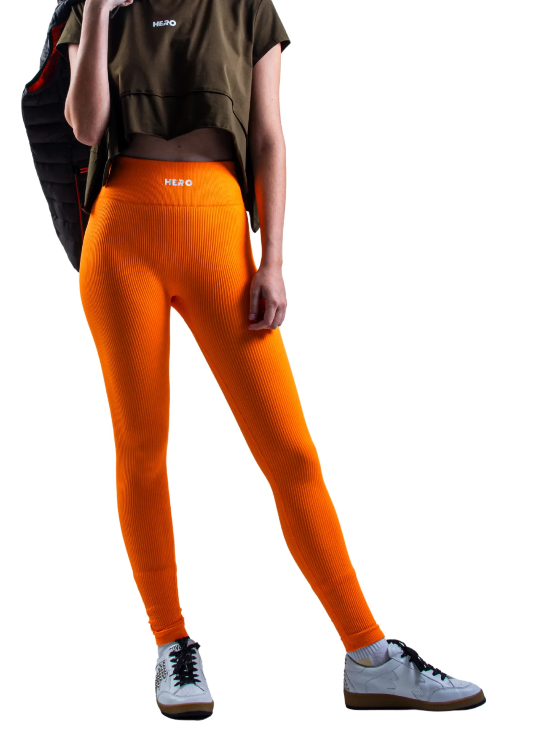 LEGGIN DAMA ACAN HERO ANARANJADO