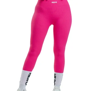 LEGGIN DAMA ACANALADO HERO FUCSIA