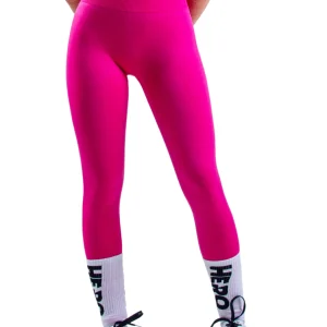 LEGGIN FAJA ACANALADO HERO FUCSIA