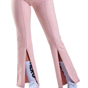 LEGGINS BOTA CAMPANA Y ABERTURA HERO ROSADO