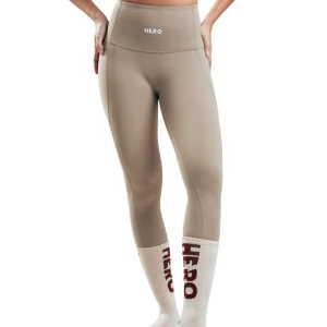 LEGGINS POCKET HERO MARRON