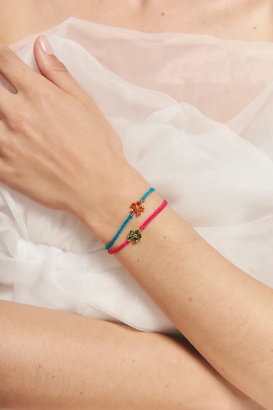PULSERA FLOR ROSA - Imagen 3