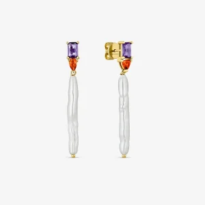 PENDIENTES LOLA MORADO