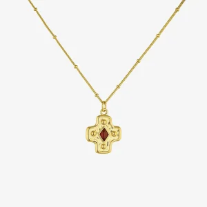 COLGANTE CRUZ LUZ ÁGATA