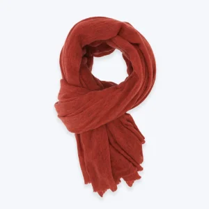 BUFANDA DE CASHMERE ROJA BOTTO GIUSEPPE