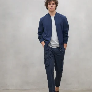 CHAQUETA DE PUNTO KOBUS AZUL MARINO