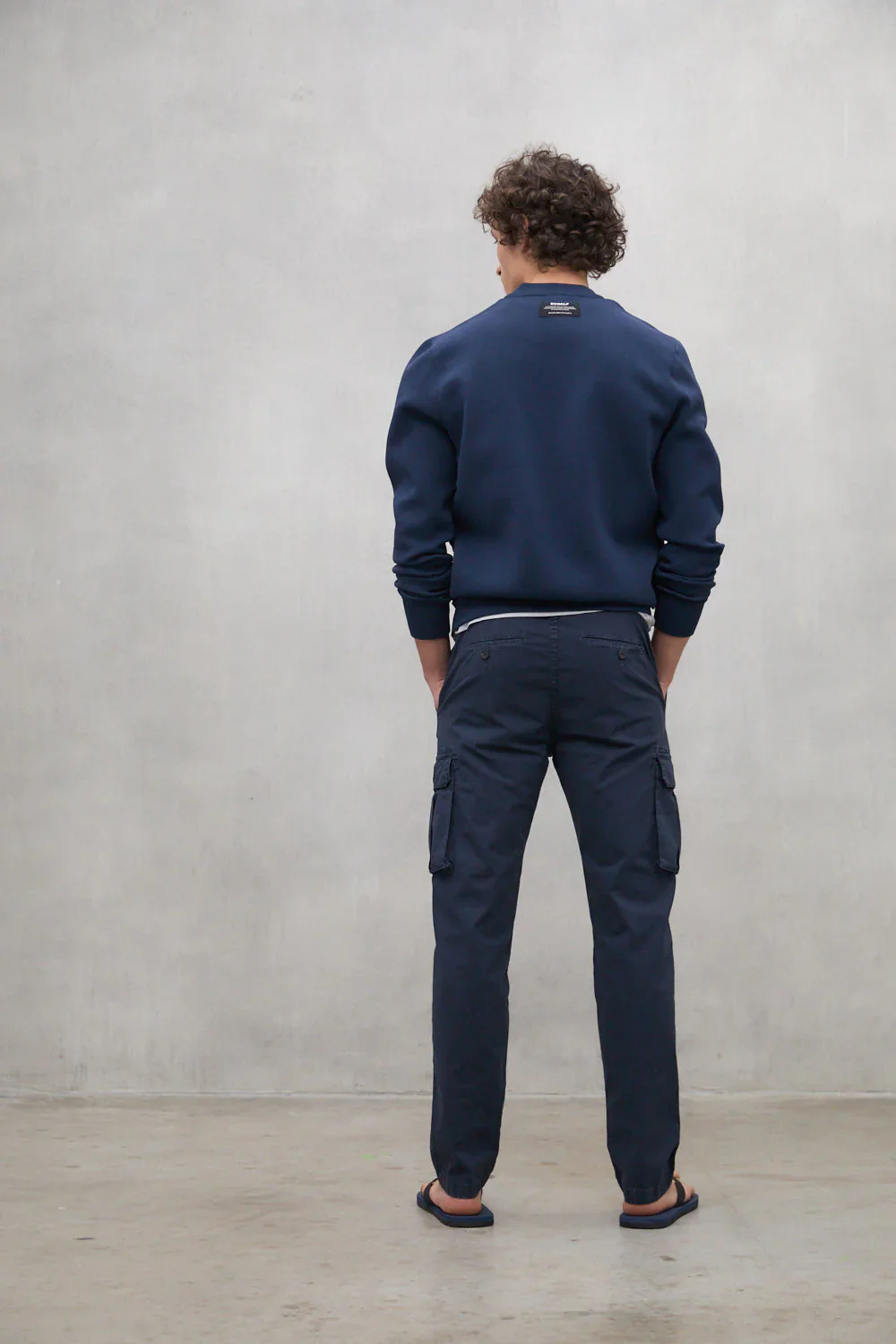 CHAQUETA DE PUNTO KOBUS AZUL MARINO - Imagen 3