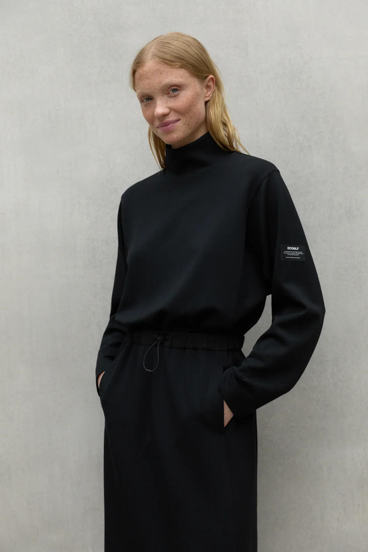 VESTIDO ZAFIRO NEGRO / ECOALF - Imagen 3