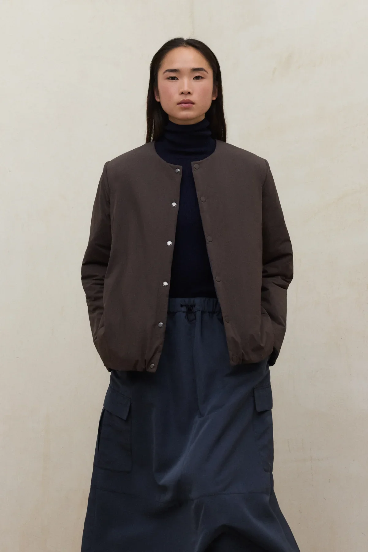 CHAQUETA GERES MARRÓN