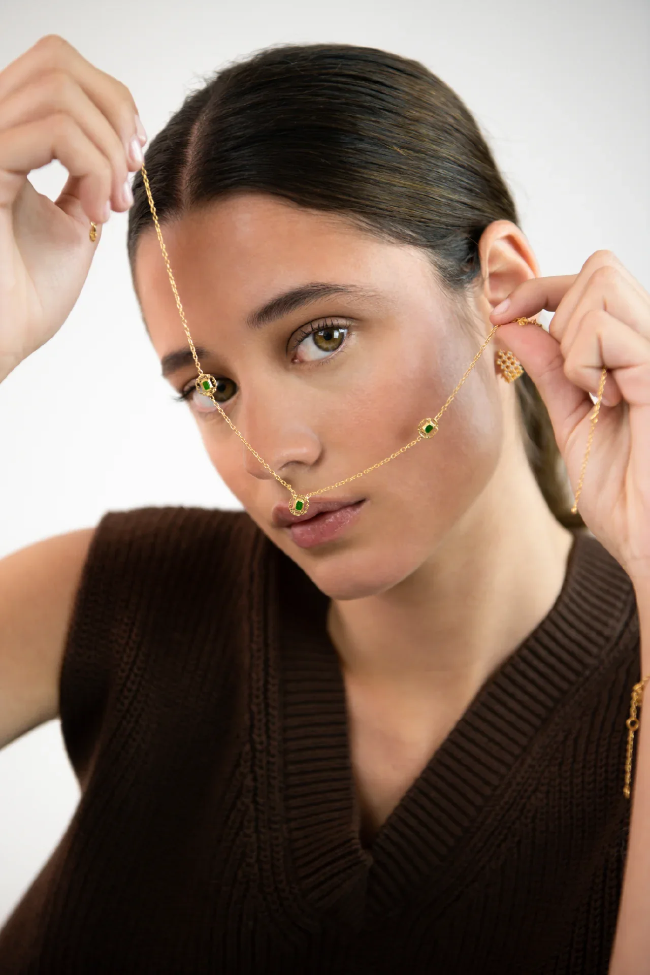 COLGANTE MARGARITA (CUARZO VERDE) - Imagen 3