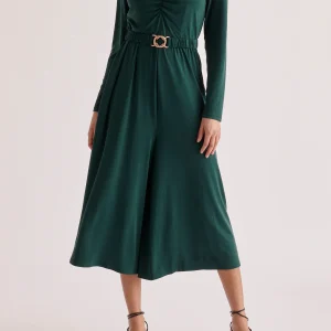 MONO FRUNCIDO VERDE OSCURO