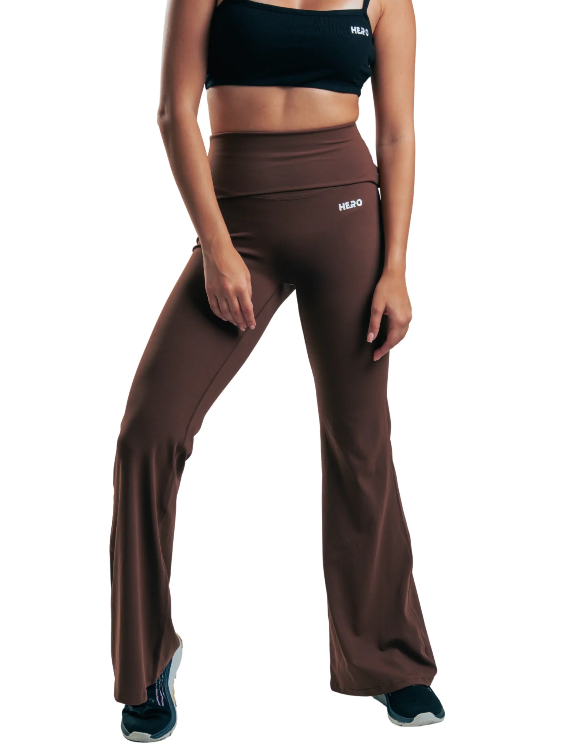 PANT FLARE HW HERO MARRON