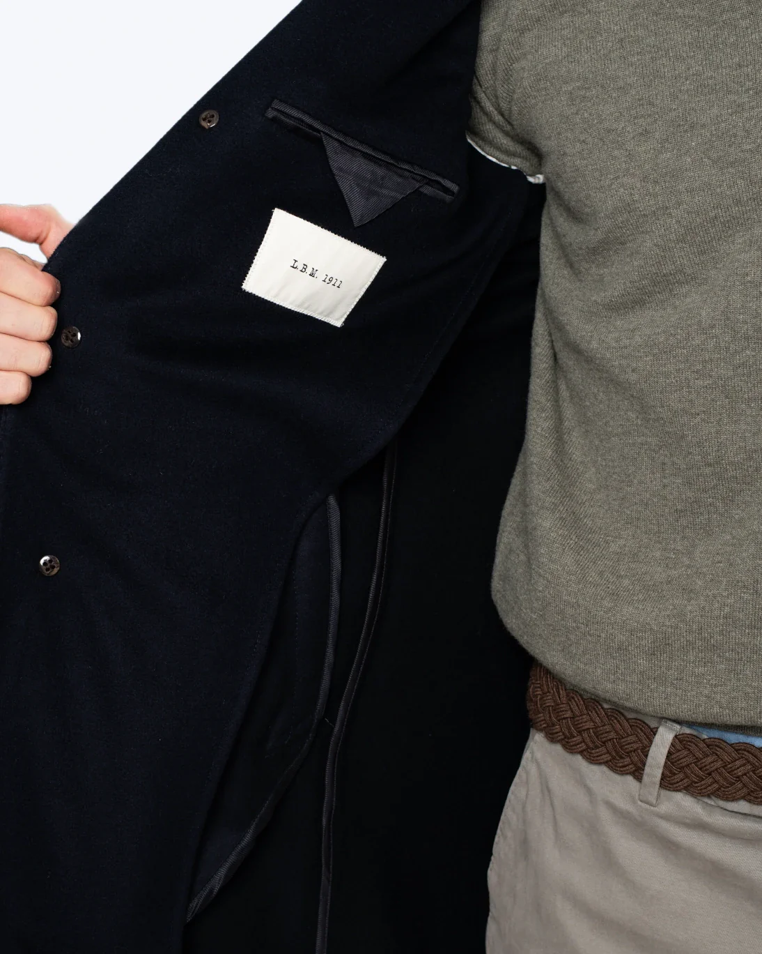 ABRIGO DE PAÑO NAVY L.B.M. 1911 - Imagen 8