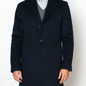 ABRIGO DE PAÑO AZUL SEVENTY