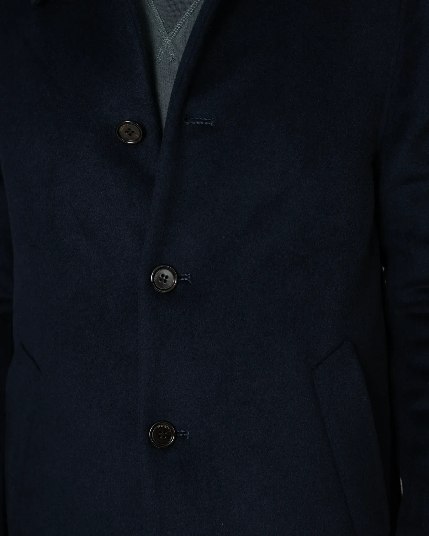 ABRIGO AZUL CON FORRO EXTRAIBLE SEVENTY - Imagen 3