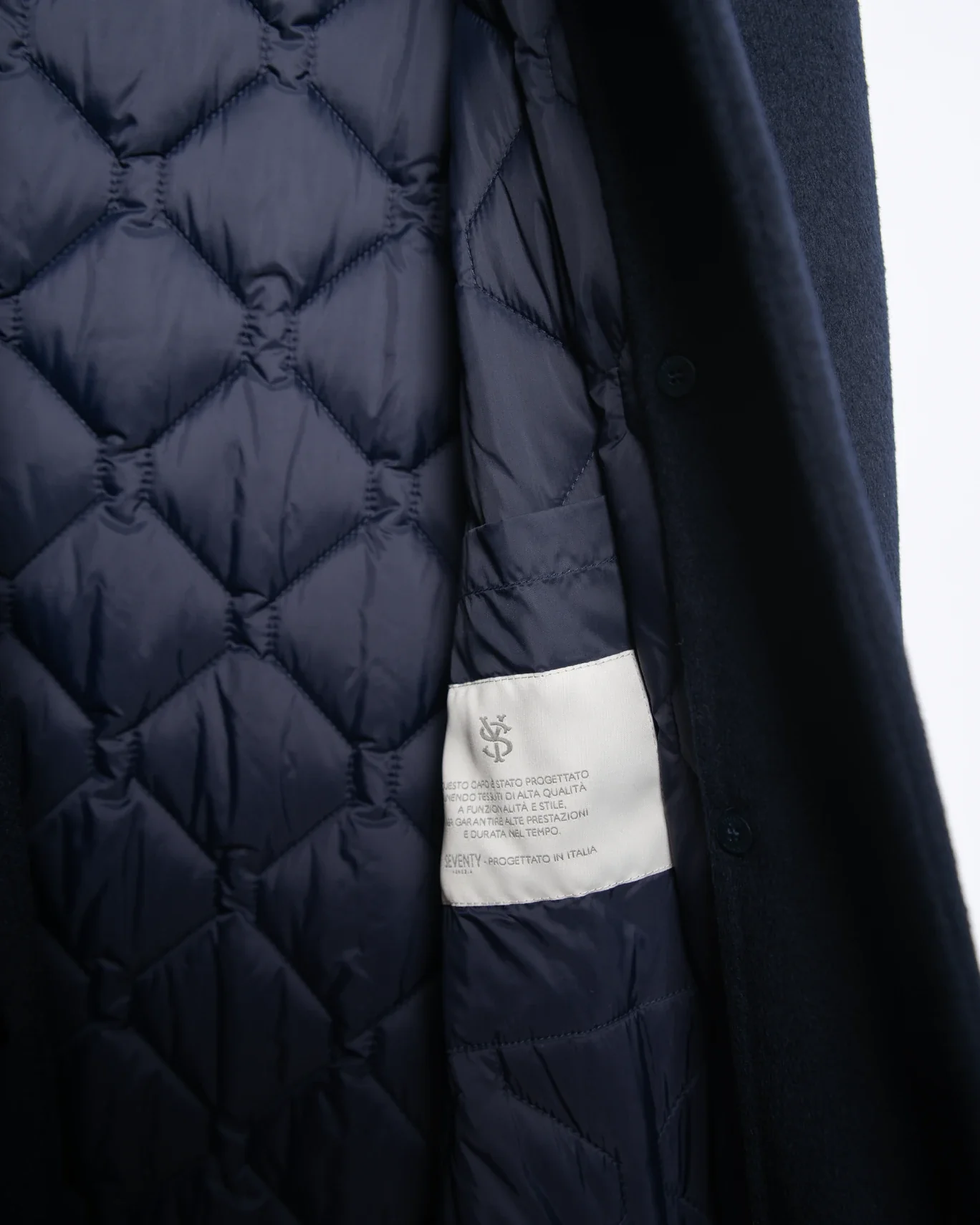 ABRIGO AZUL CON FORRO EXTRAIBLE SEVENTY - Imagen 9