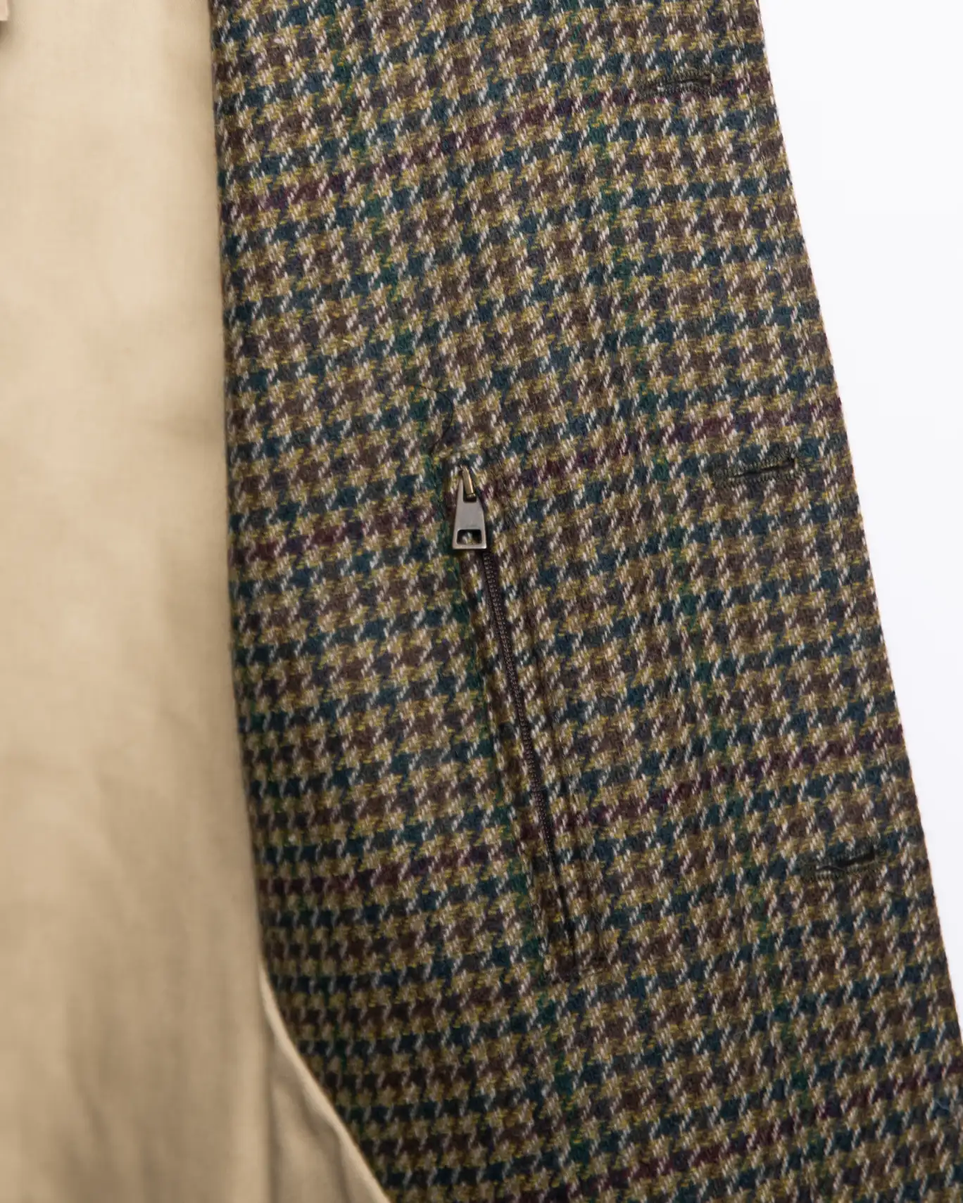 ABRIGO DE LANA DE PATA DE GALLO ZEROSETTANTA - Imagen 7