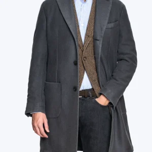 ABRIGO GRIS DE LANA L.B.M. 1911